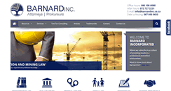 Desktop Screenshot of barnardinc.co.za