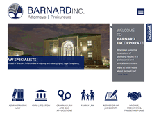 Tablet Screenshot of barnardinc.co.za